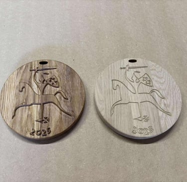 medaliu is medzio cnc frezavimas