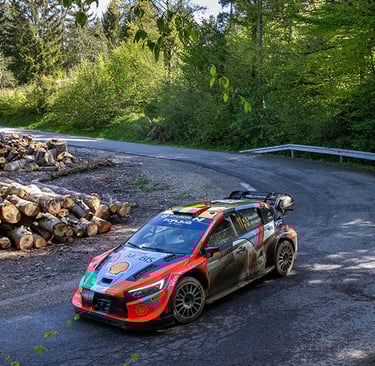 Thierry Neuville'is Hyundai WRC