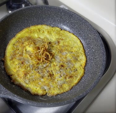 Omlet na słono