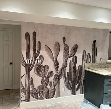 Wallpaper installation project in Surprise, AZ