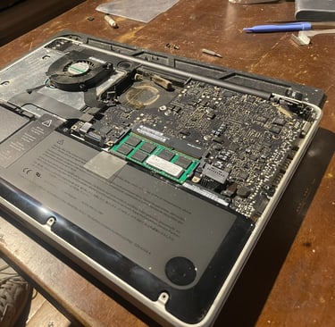Dépoussiérage MacBook Pro