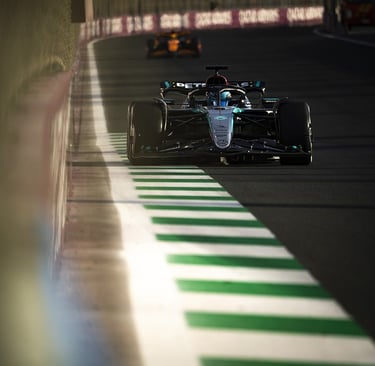 George'as Russellas Mercedes Formulė-1