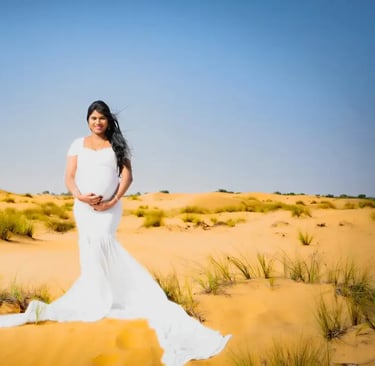 Maternity Photography  in desert