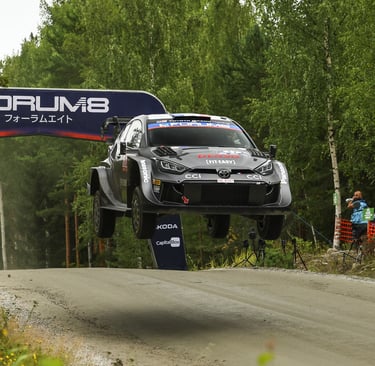 Sebastienas Ogier Toyota WRC ralis