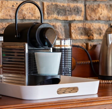 Nespresso Coffee Machine at White Shark Guest House Gansbaai
