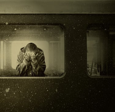 a person in a coat and a coat of clothing
