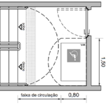 Escada de Segurança com área de resgate