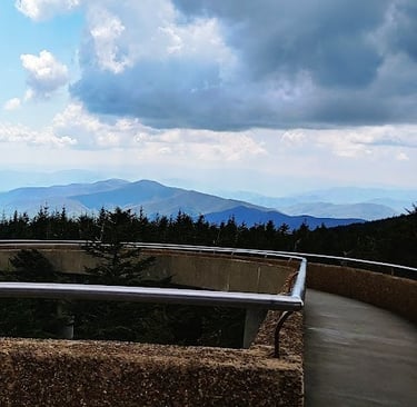 Smoky Mountains, N. Carolina Travel - Wilderness, Waterfalls & Kuwohi (Clingman's Dome)