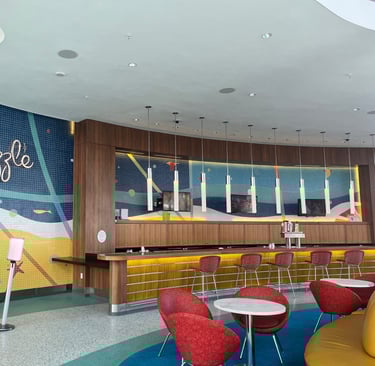 Cabana Bay Beach Resort lobby bar at Universal Orlando Resort
