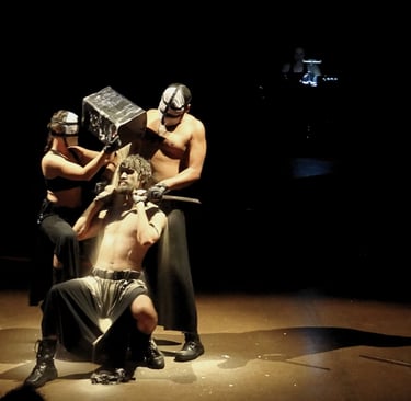 espetáculo A janela de Plínio (Grupo S.V. Lab de teatro)