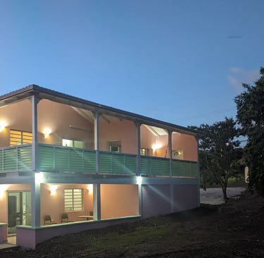 Exterior at dusk