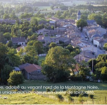 Dourgne un village pittoresque sur el chemin de st jacques de Compostelle