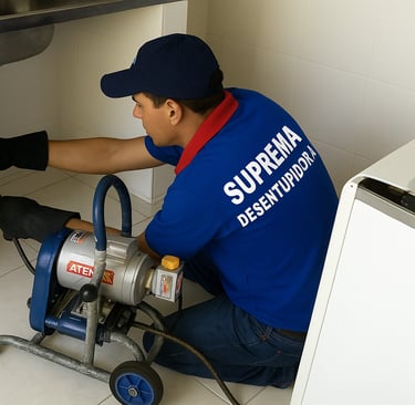 desentupidora de pia