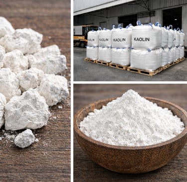 KAOLIN LUMPS AND POWDER