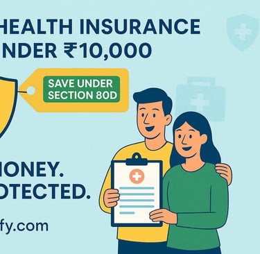Top Health Insurance Plans Under ₹10,000 in India