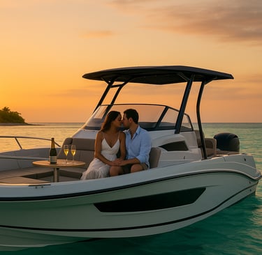 Excursion romantique en bateau Guadeloupe