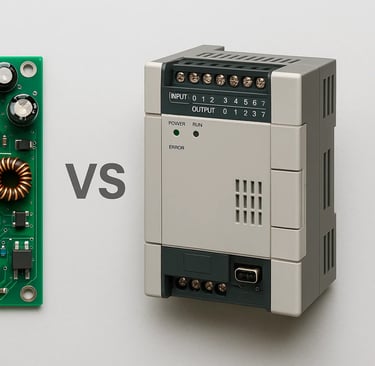 Placa eletrônica dedicada ou CLP