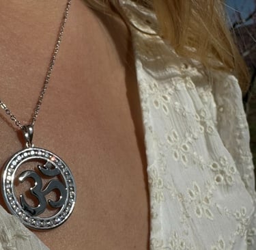 Hindu Jewelry Om Symbol Pendant