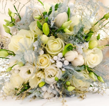 flowers on a wedding organized by Francesco Margaretini