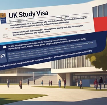 The Ultimate Guide to Obtaining a UK Study Visa (6000+ Words)