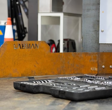 Steel Barrier that froms part of the FightFest Arena