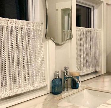 custom cafe curtains - luxeworths