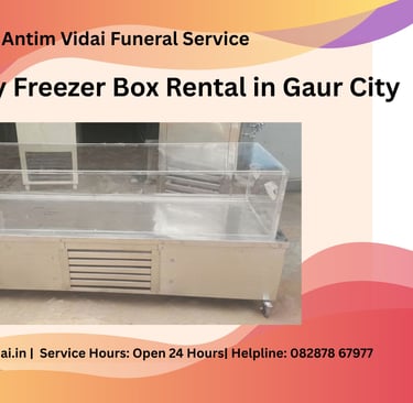 Dead Body Freezer Box in Noida Extension