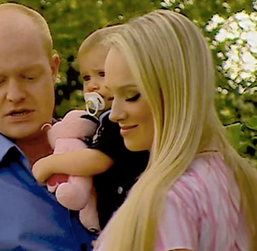 Nicky Ladanowski and Jake Wood BBC