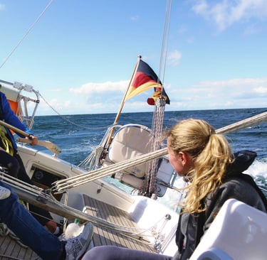 Segeln Ostsee Schräglage