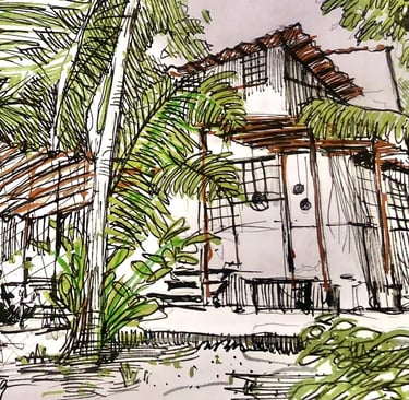 A Casa do Vigia, Refúgio do Sagrado Eventos e hospedagem em Morere, Ilha de Boipeba. Bangalô em aluguel de temporada. 