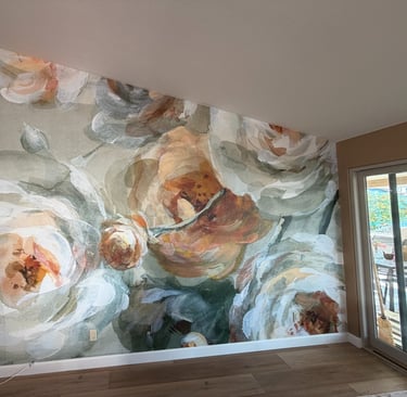 Wallpaper installation project in Chandler, AZ