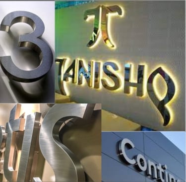 All types of ss steel letter manufacturer