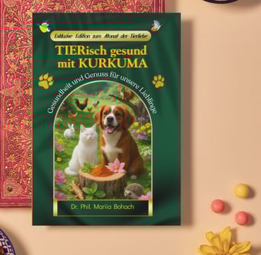 Das Buch über KURKUMA - eine Exklusive Sonderausgabe zum Monat der Tierliebe