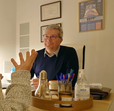 Séance individuelle de sophrologie avec Christophe Ducourret-Gravereau
