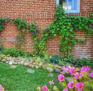 Virginia love sign made of vines 2123 Rivermont