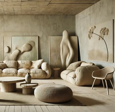 Wabi Sabi Paper Mache Interior Desin