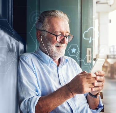 British expat using Allianz health insurance telemedicine app in Murcia Spain