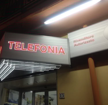 insegna telefonia