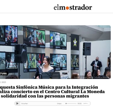 Eloy Rojas Quintero Dirige a Nelson Vinot y su Tierra Sagrada en La Moneda