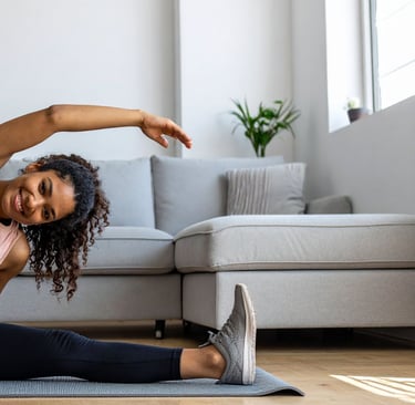 treino de mobilidade feito em casa em Braga
