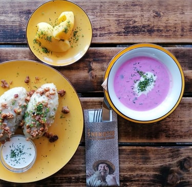 Cold beetroot soup