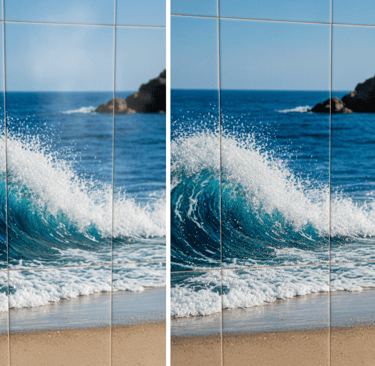 Azulejos impresos para exteriores