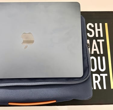 MacBook Air with Sleeve