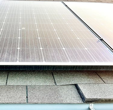 Dirty Solar Panel in San Antonio