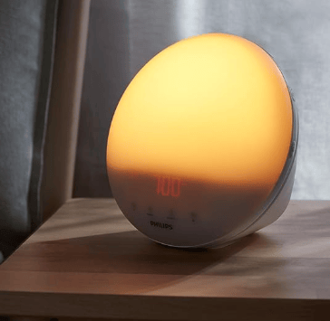 Philips SmartSleep wake-up light and sunrise simulator.