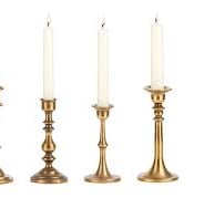 Fine brass candle holder