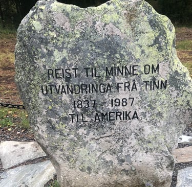 an upright stone marker-telelaget
