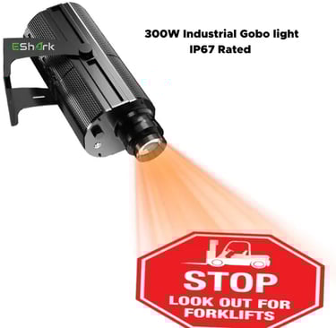Gobo Projector safety sign