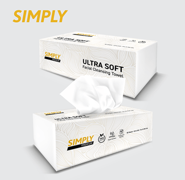 SIMPLY Premium Ultra Soft Facial Cleansing Towel