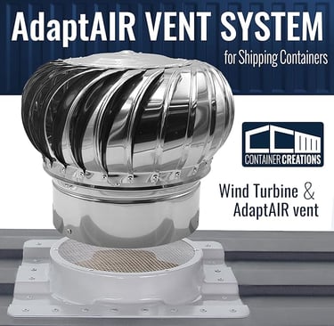 AdaptAIR Roof Turbine Vent 12 inch Roof Vent Adapter